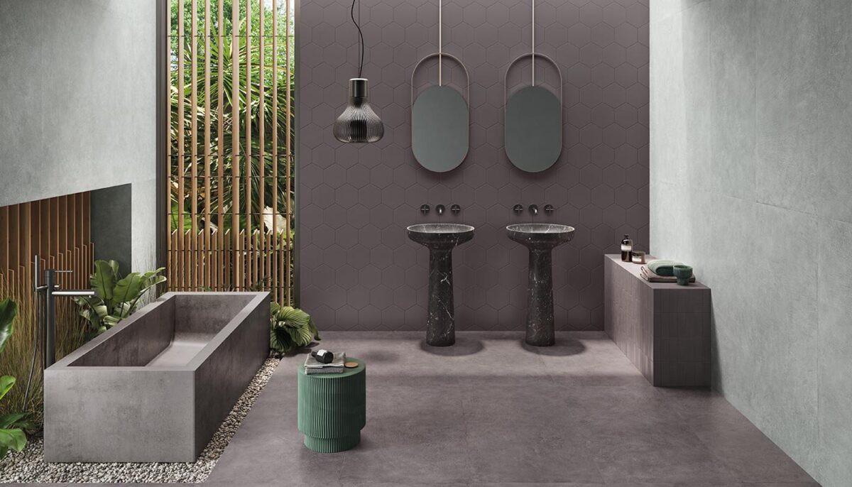 EMIL CERAMICA SIXTY ANTRACITE 60X120 SILKTECH PŁYTKA GRESOWA - obrazek 3