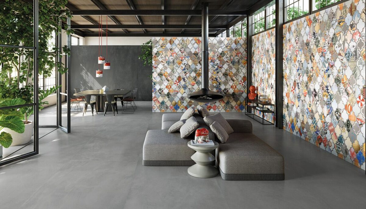 ERGON PIGMENTO GRIGIO BASALTO 80X80 SILKTECH PŁYTKA GRESOWA - obrazek 2