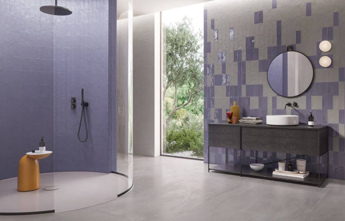 ERGON ABACUS LAVANDA 7,5X20 BRICK MAT - obrazek 2