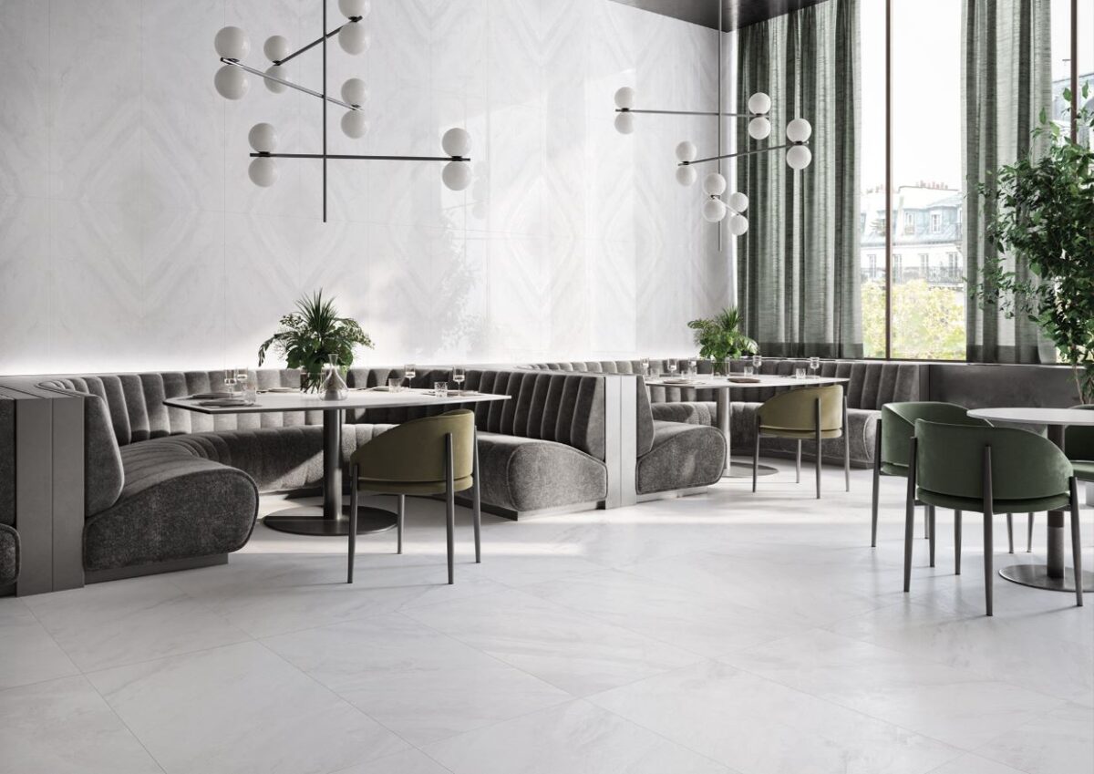 CERDOMUS SUPREME WHITE 120X120 POŁYSK PŁYTKA GRESOWA - obrazek 2