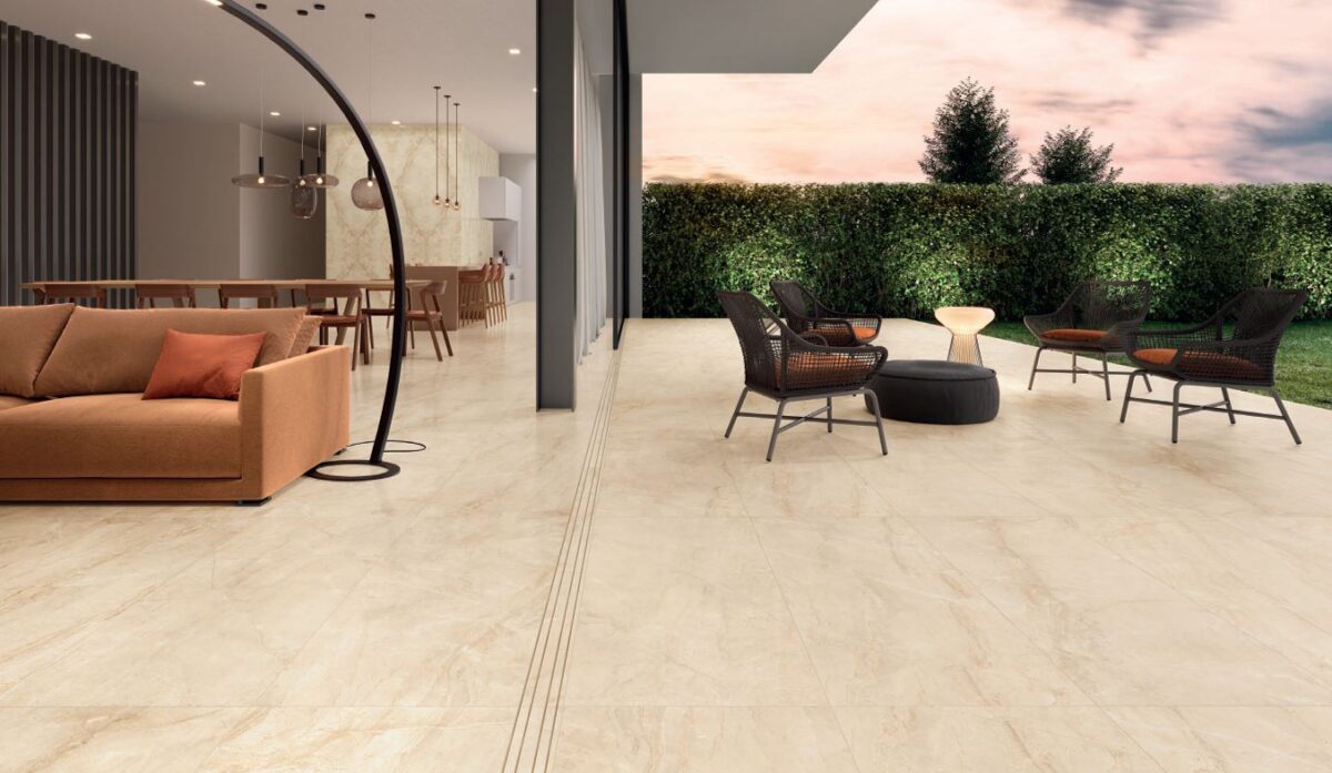 CERDOMUS SYBIL BEIGE 120X120 POŁYSK PŁYTKA GRESOWA - obrazek 2