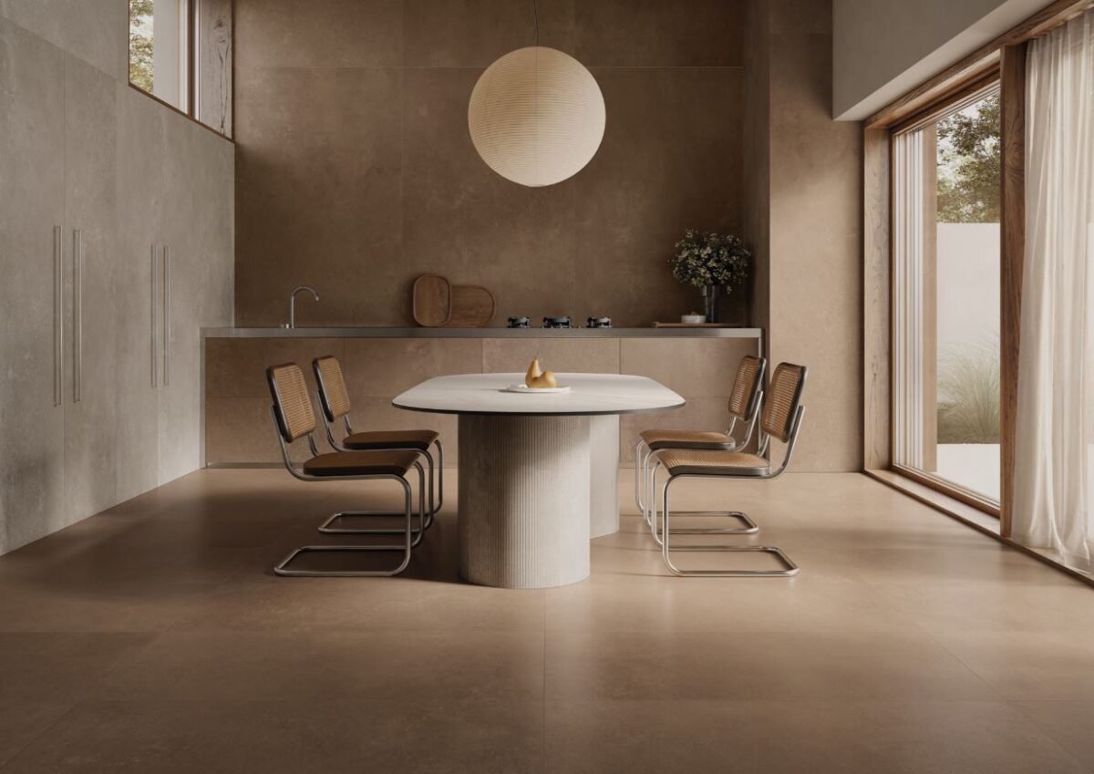 CERDOMUS CONCRETE ART CARAMEL 60X120 MAT PŁYTKA GRESOWA - obrazek 2