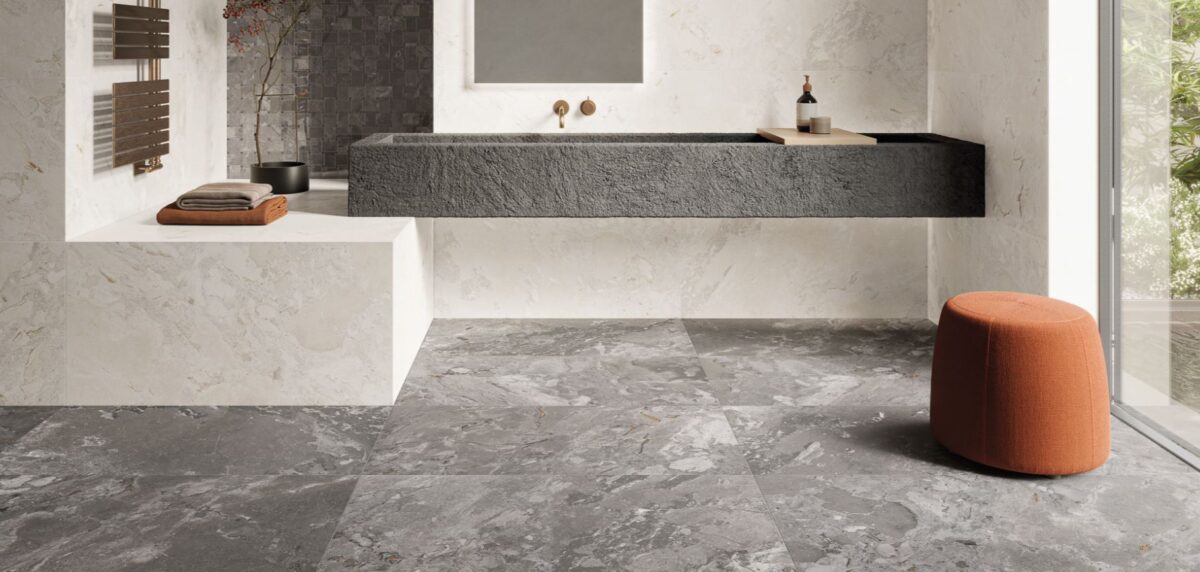 CERDOMUS KARNIS CHARCOAL 120X280 LEVI PŁYTKA GRESOWA WIELKOFORMATOWA 6 MM - obrazek 2