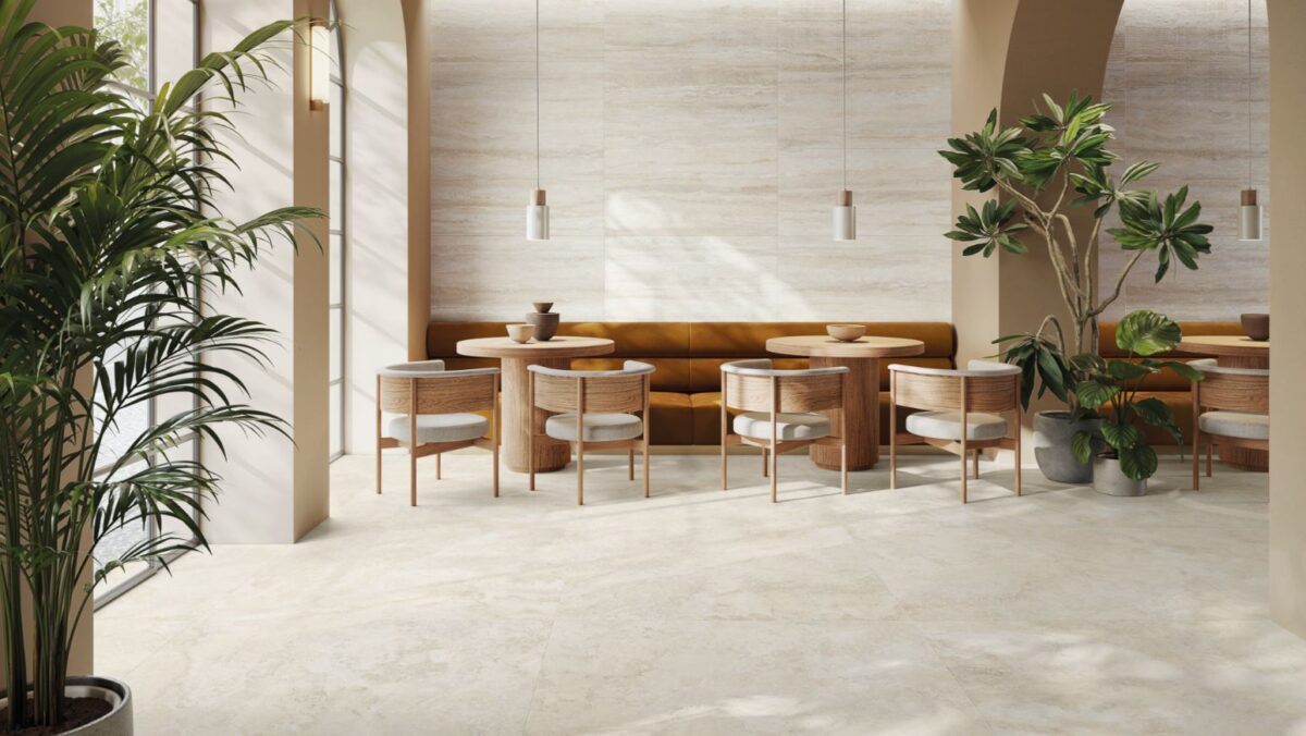 CERDOMUS TIBUR BEIGE 120X120 LEV PŁYTKA GRESOWA - obrazek 2