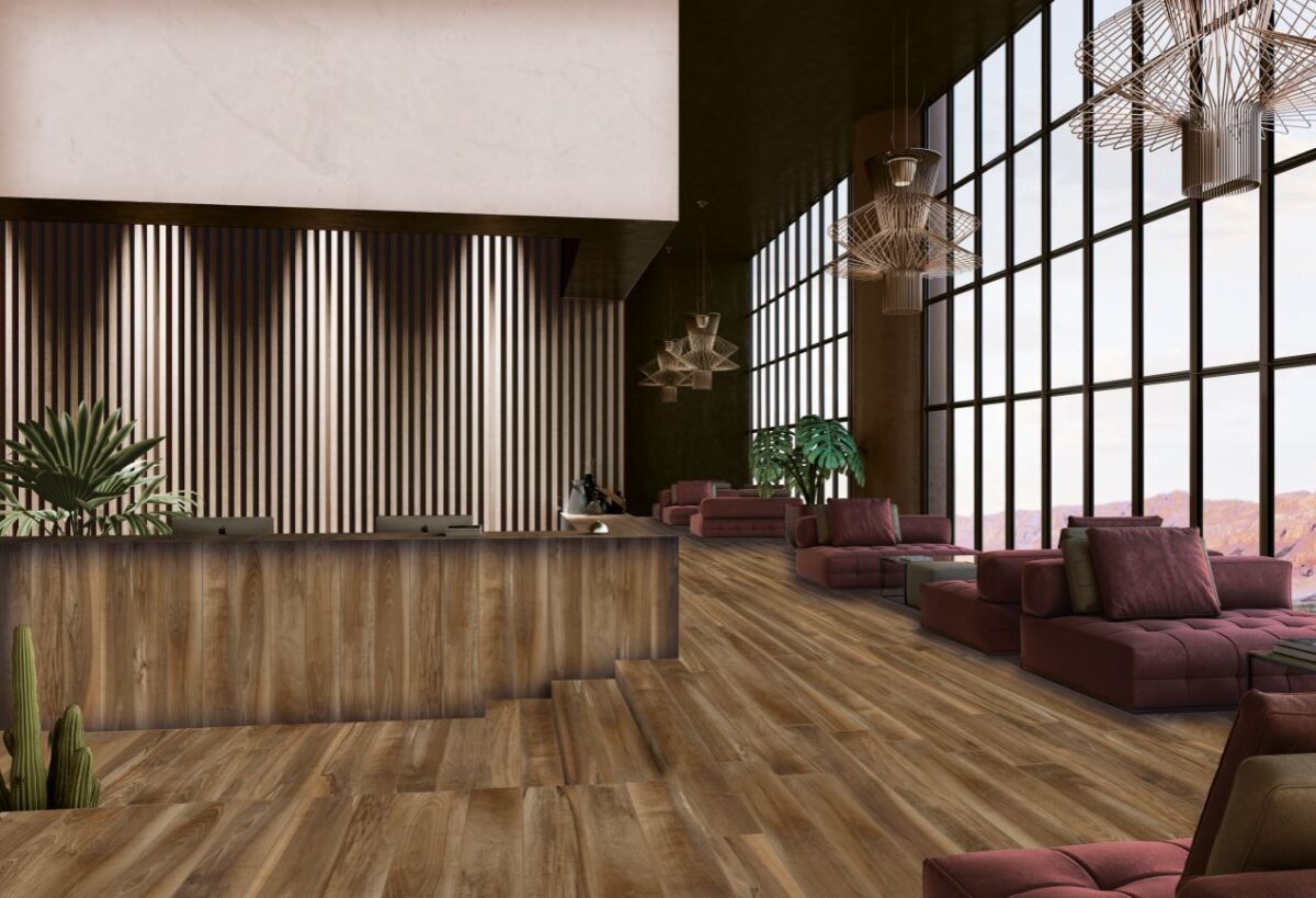 CERDOMUS PRIVE WALNUT 20X120 GRIP PŁYTKA GRESOWA DREWNOPODOBNA - obrazek 2
