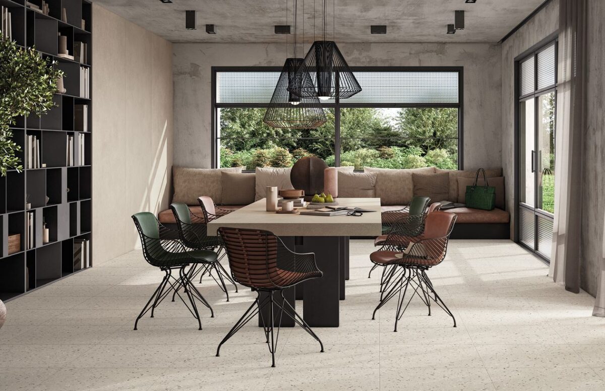 MIRAGE RECONCRETE RO 11 TERRAZZO RICE 60X60 NAT - obrazek 2