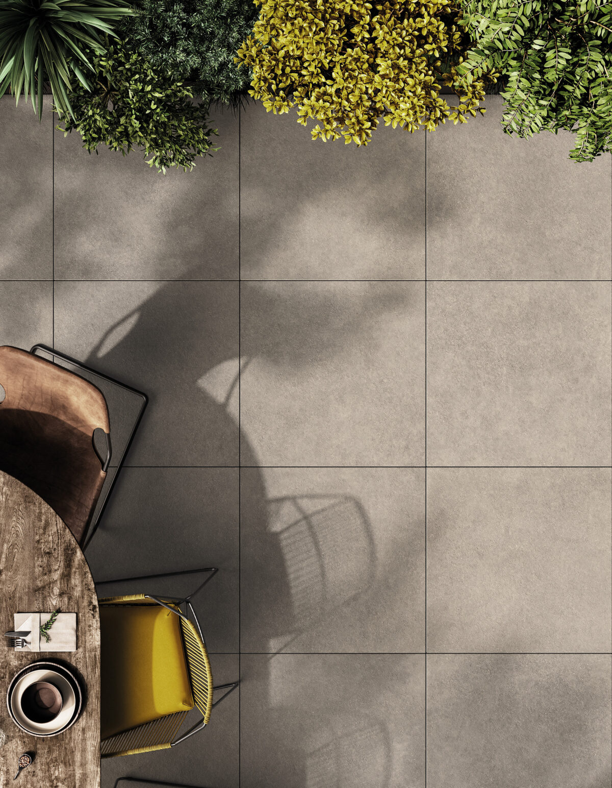 MIRAGE RECONCRETE RO 03 LIQUORICE 60X60 SP - obrazek 2