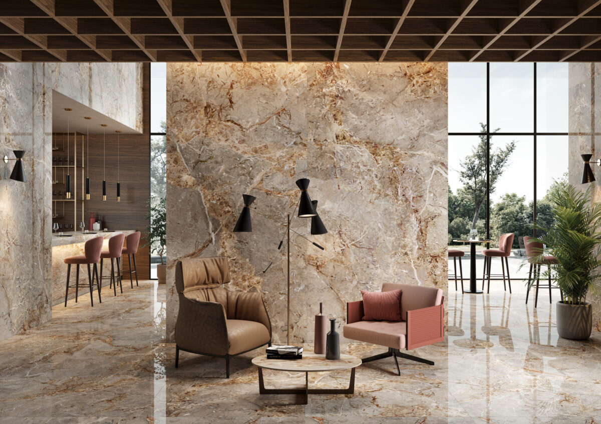 LA FABBRICA AVA BRECCIA ARGENTUM 120X280 LAP GRES WIELKOFORMATOWY 6 MM - obrazek 2