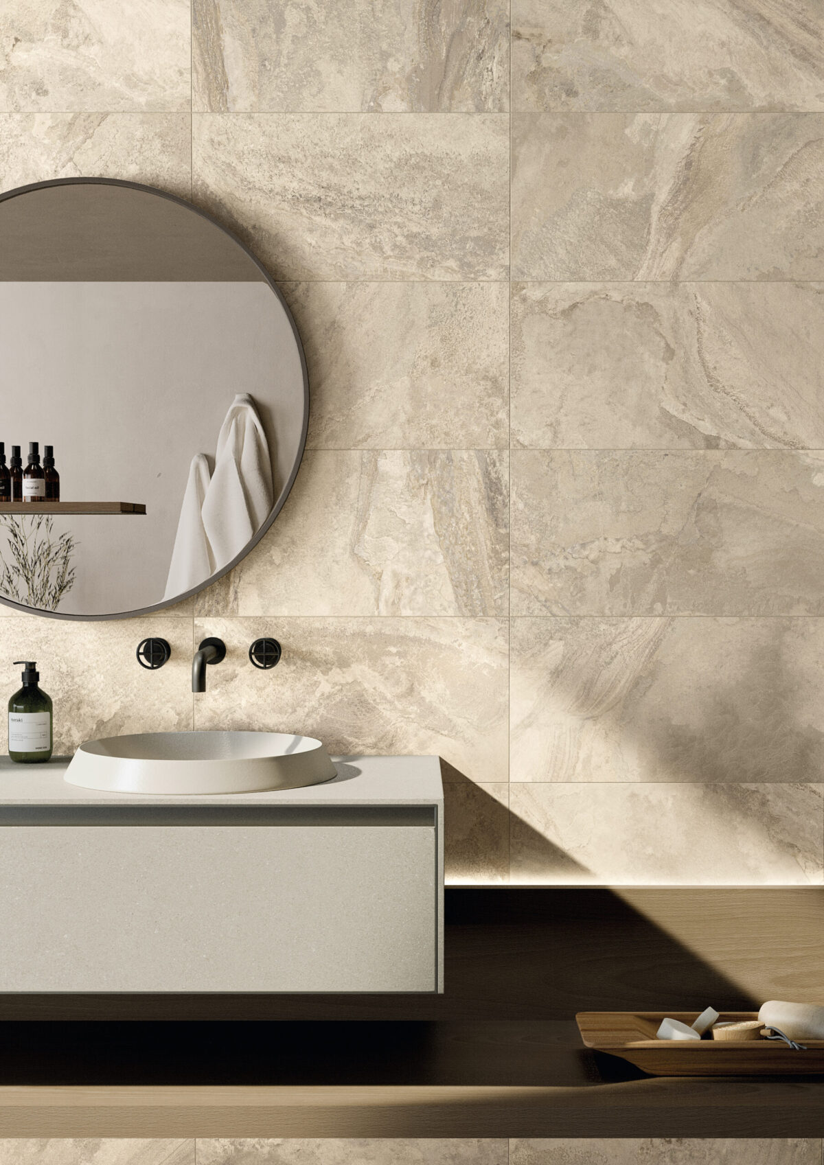 LA FABBRICA AVA DEEP STONE BEIGE 60X120 NAT - obrazek 2