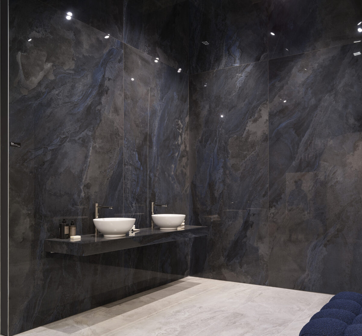 LA FABBRICA AVA DEEP STONE BLUE 60X120 LAP - obrazek 3
