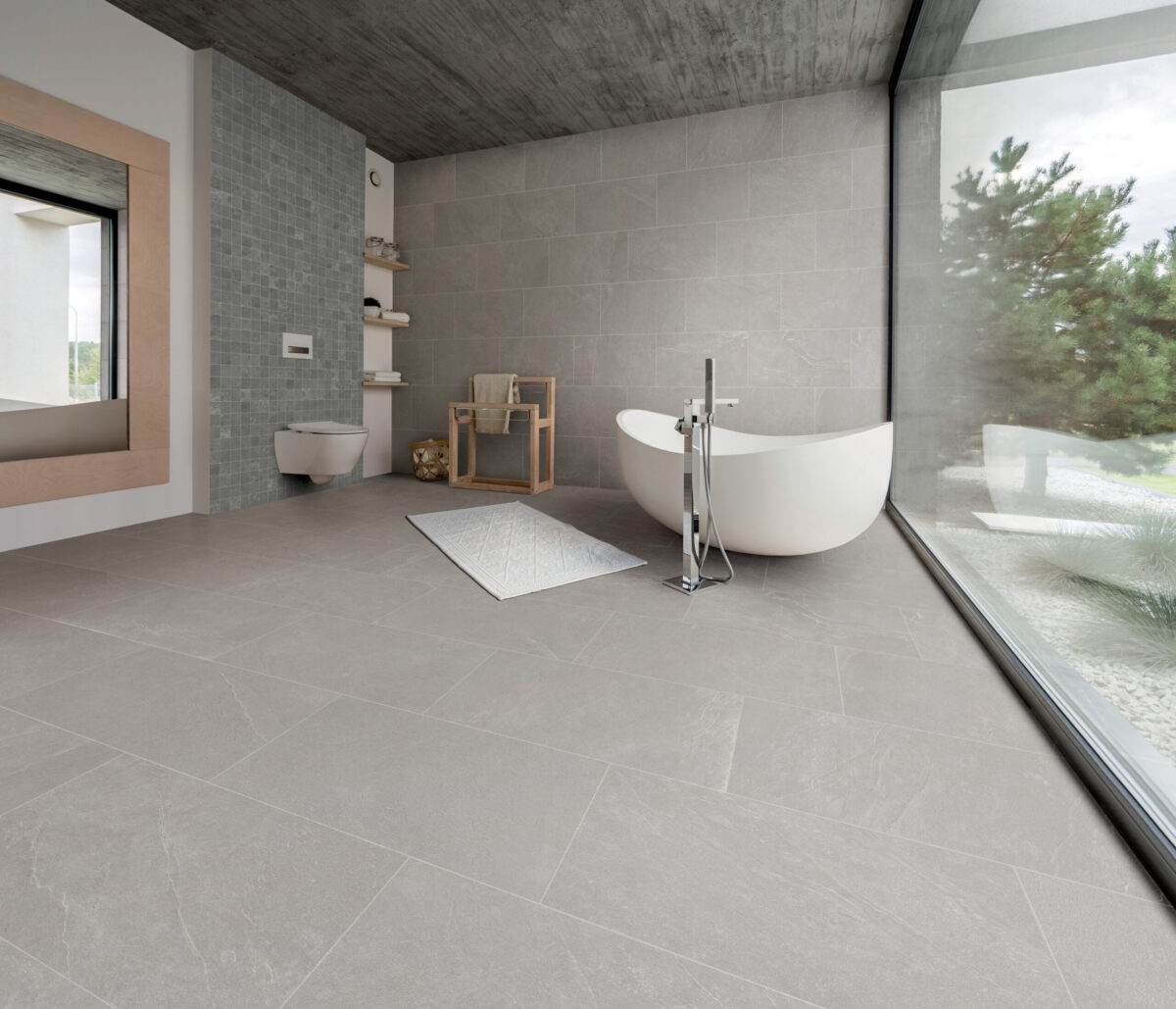 LA FABBRICA AVA ARDESIA BIANCO 60X60 NAT - obrazek 2