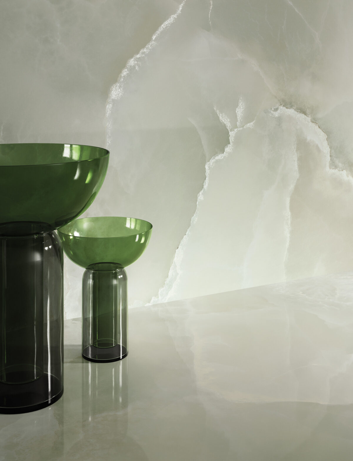 MIRAGE ONYCE ON 06 EMERALD 120X278 LUX GRES WIELKOFORMATOWY 6 MM - obrazek 3