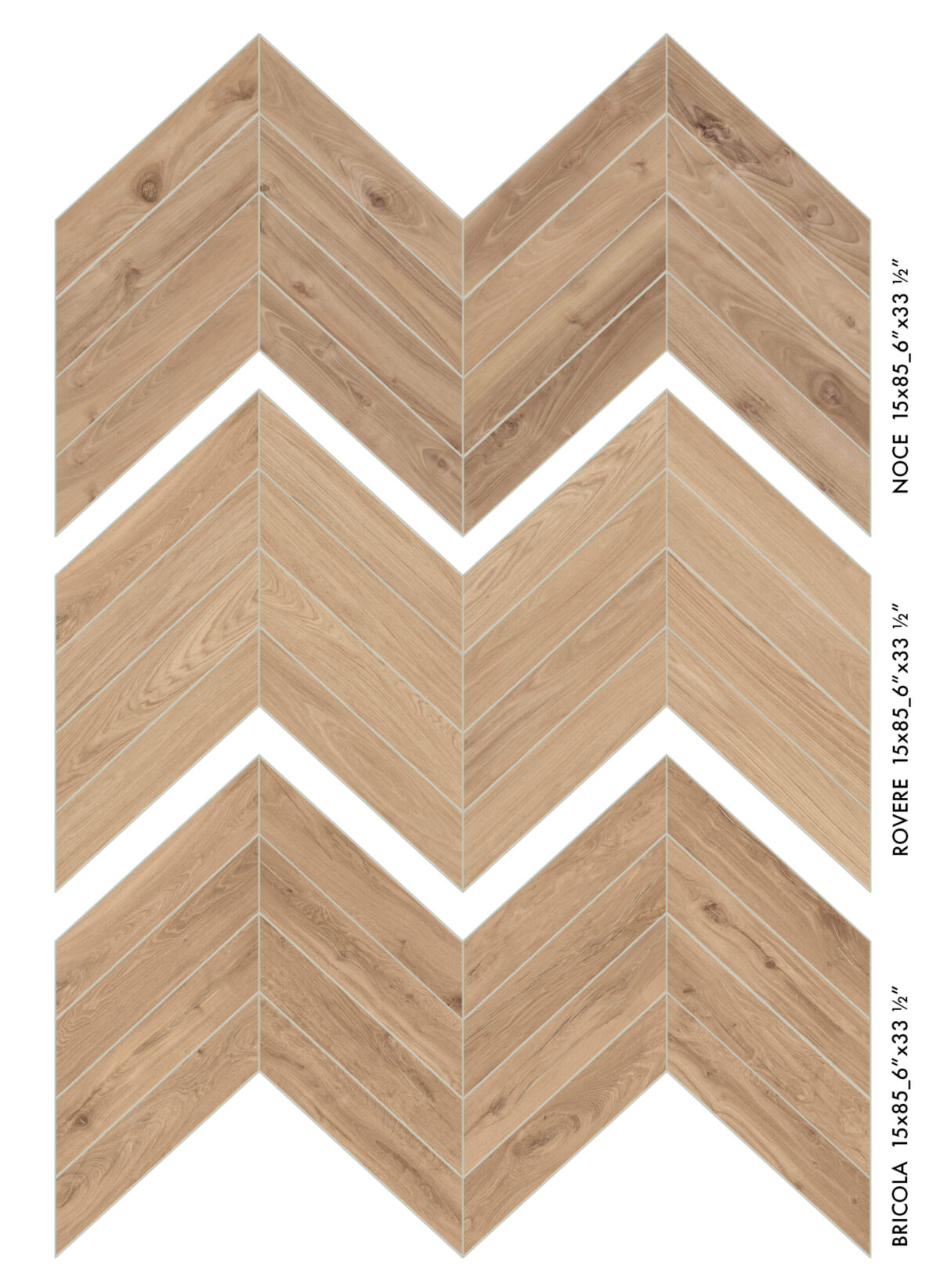 LA FABBRICA AVA HONEY WOOD ROVERE CHEVRON XL 15X85 NAT PŁYTKA GRESOWA DREWNOPODOBNA - obrazek 3