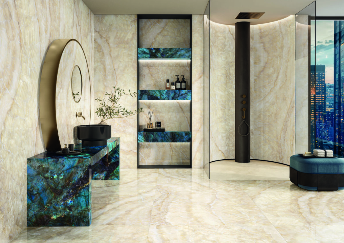 EMIL CERAMICA TELE DI MARMO LUMIA IVORY GIOIELLO 120X120 POŁYSK - obrazek 3