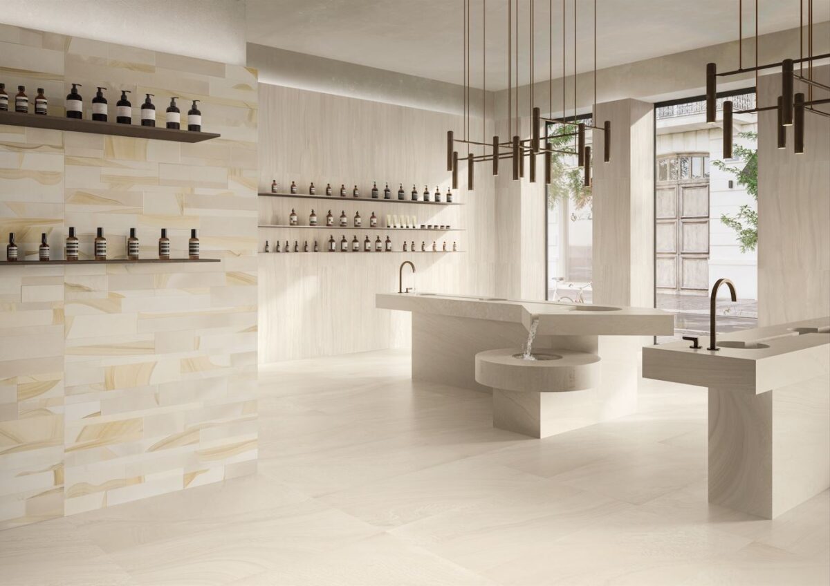 PROVENZA VARANA STONE CROSS CUT BEIGE 90X180 SILKTECH - obrazek 2