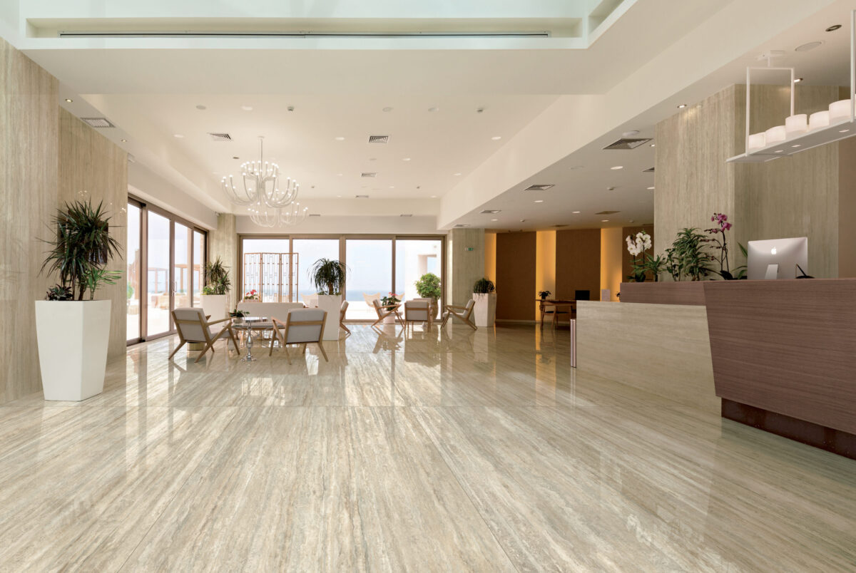 LA FABBRICA AVA TRAVERTINO CLASSIC 120X280 LAP GRES WIELKOFORMATOWY 6 MM - obrazek 2