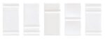 LA FABBRICA AVA GROOVES WHITE DECORO MIX 7,5X15 MAT