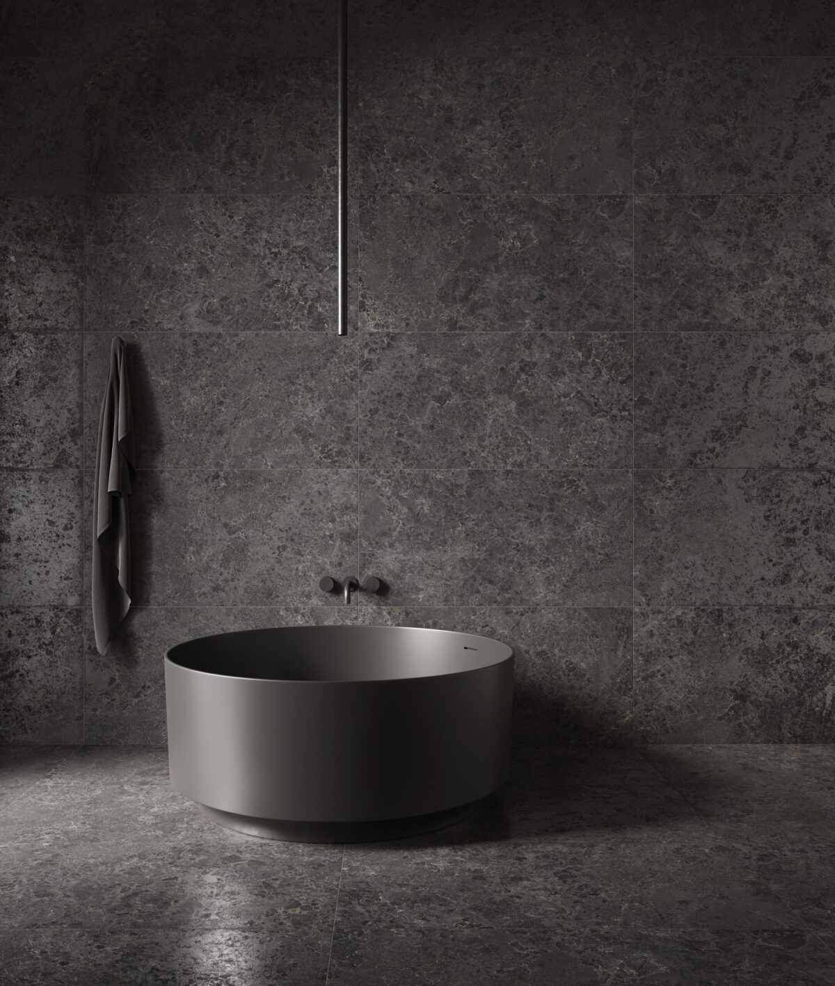 PIEMME LIMESTONE BELGIUM BLACK120X120 NAT PŁYTKA GRESOWA - obrazek 2