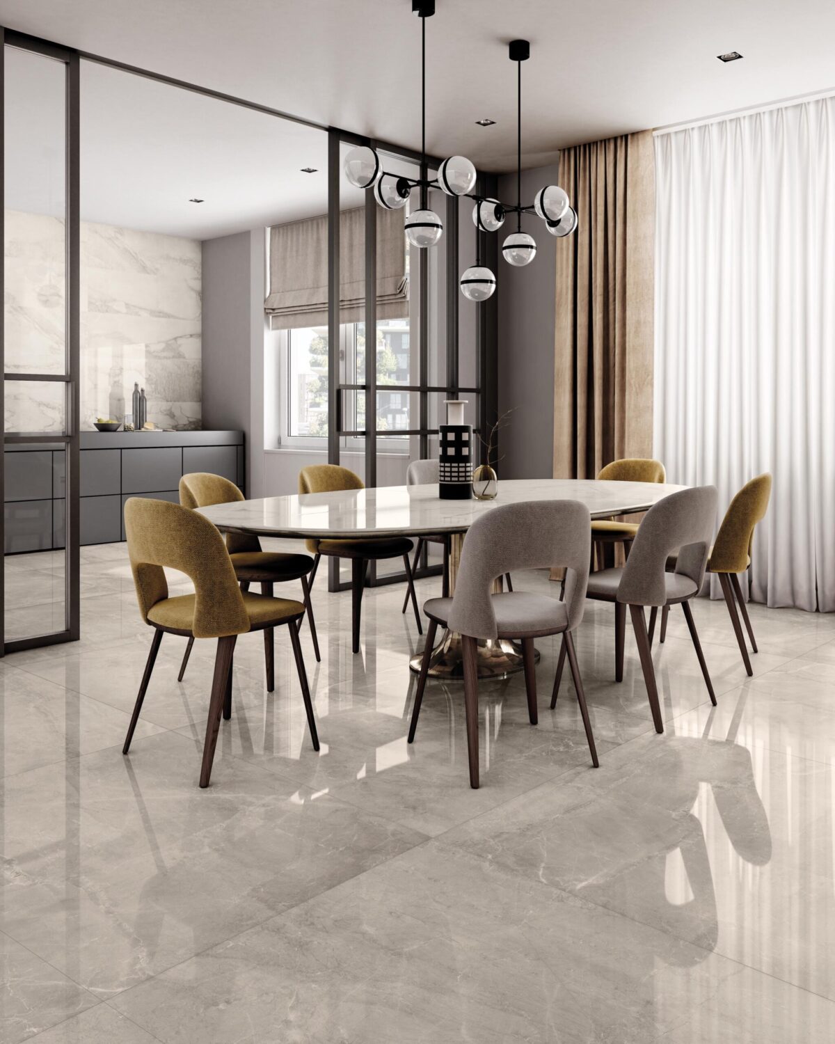 PIEMME MAJESTIC SUPREME GREY 60X120 POŁYSK - obrazek 3