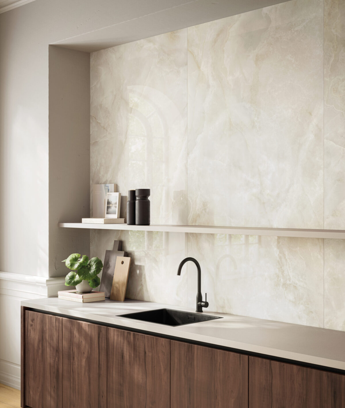 PIEMME MAJESTIC ONYX PEARL WHITE 120X120 POŁYSK - obrazek 2