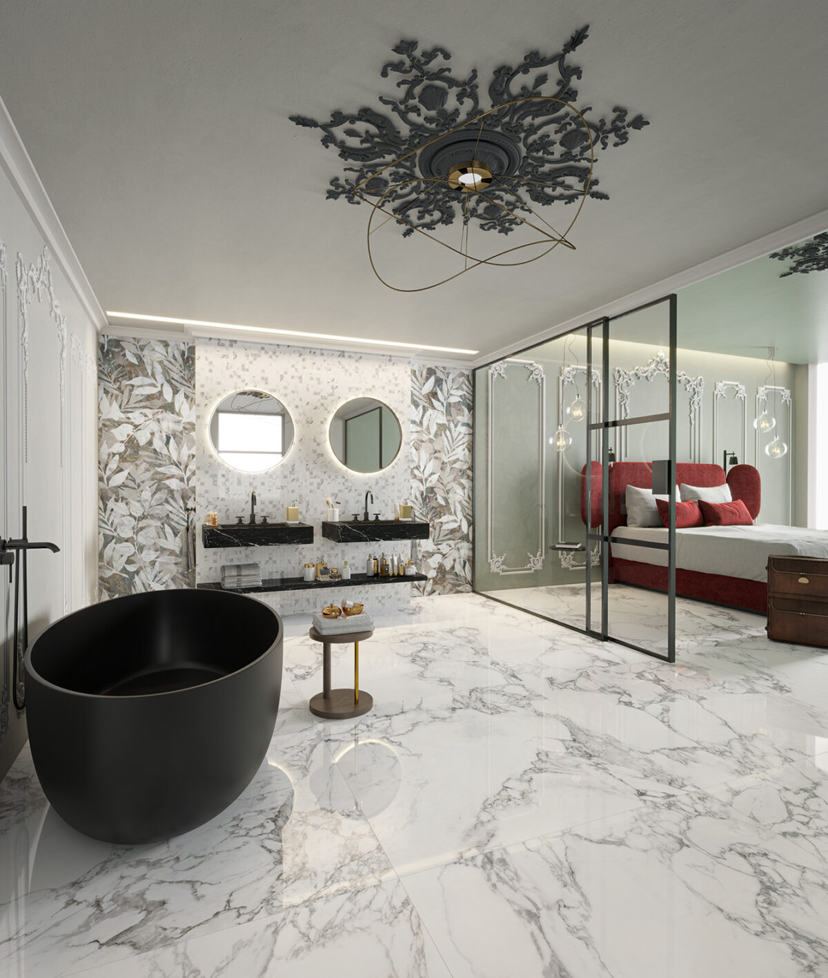 PIEMME MAJESTIC PURE GLORIOUS ARABESCATO 120X120 POŁYSK - obrazek 3