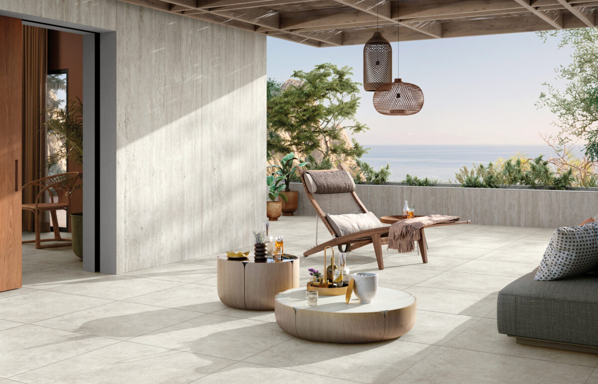 MIRAGE ELYSIAN TRAVERTINI PEARLY CROSS 80X80 20MM ANTYPOŚLIZGOWA II GATUNEK - obrazek 3