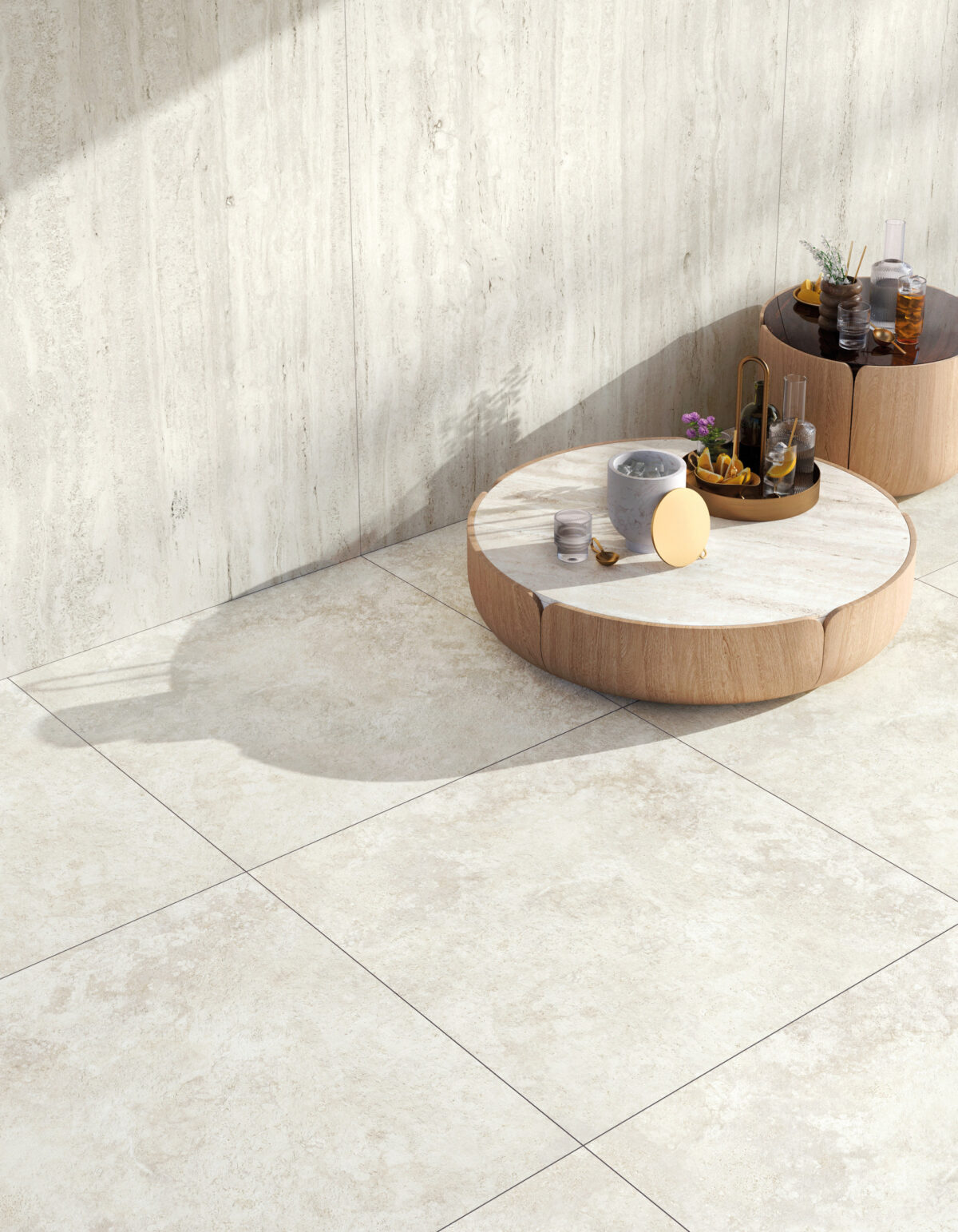 MIRAGE ELYSIAN TRAVERTINI PEARLY CROSS 80X80 20MM ANTYPOŚLIZGOWA II GATUNEK - obrazek 4
