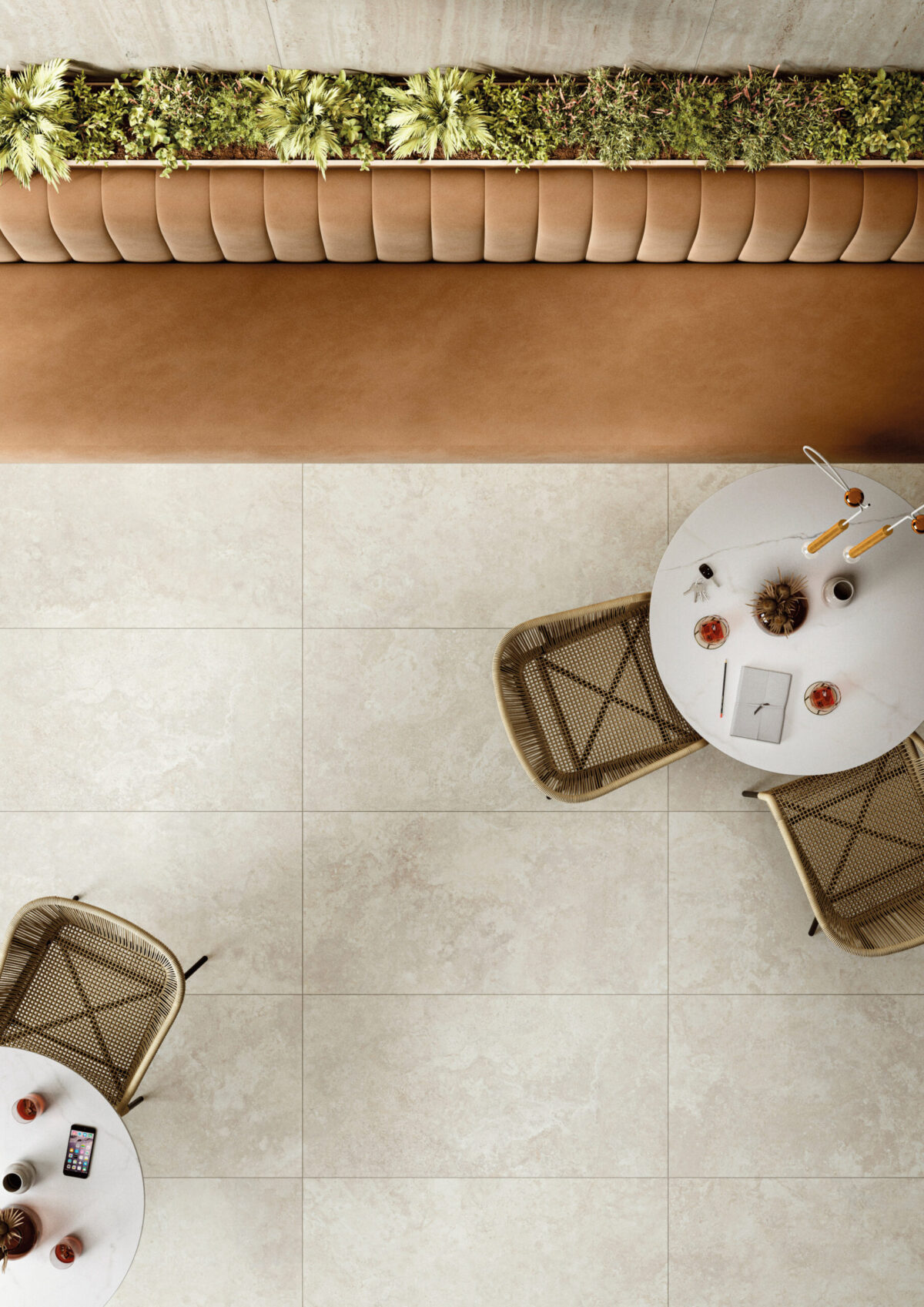 MIRAGE ELYSIAN TRAVERTINI PEARLY CROSS 80X80 20MM ANTYPOŚLIZGOWA II GATUNEK - obrazek 2