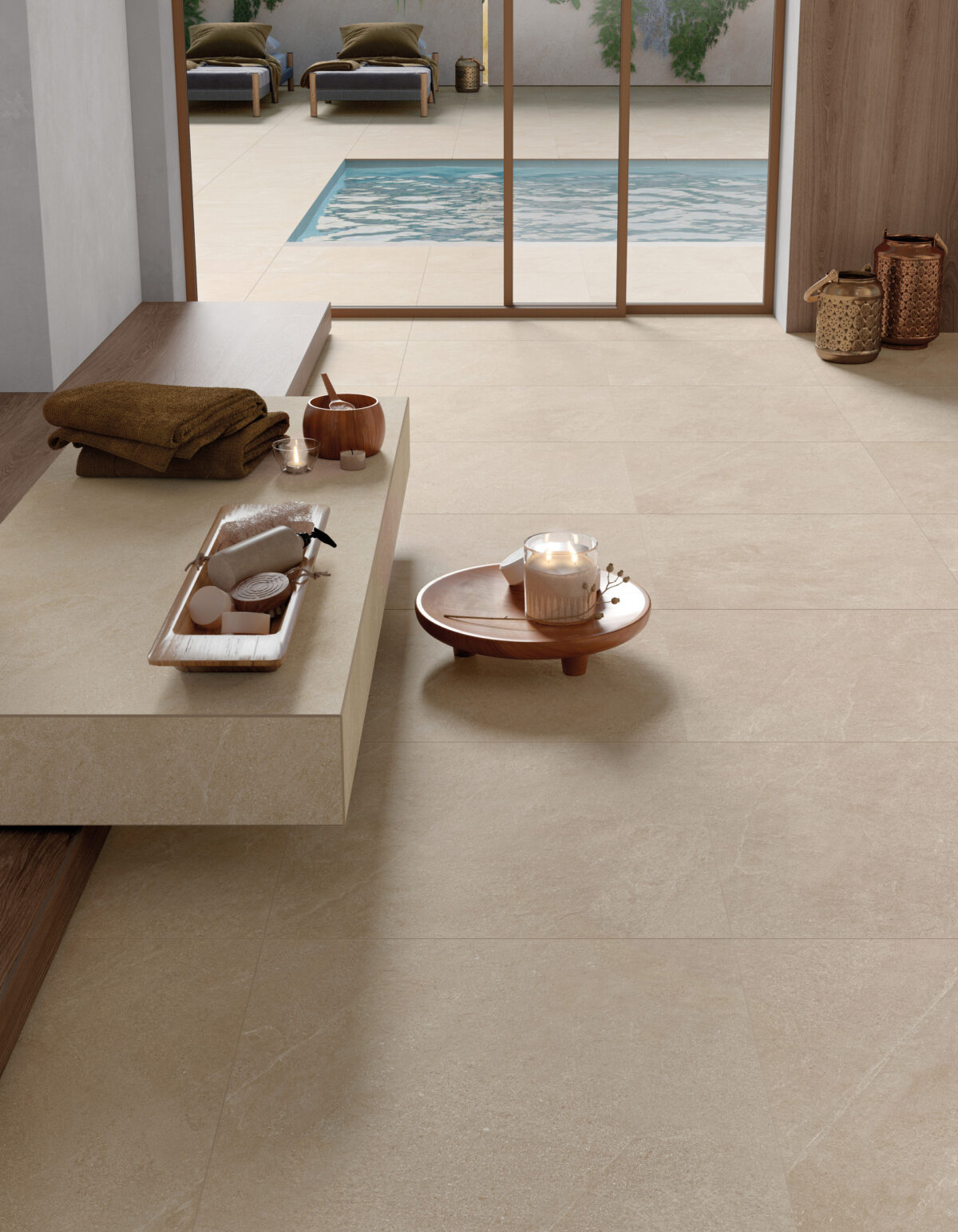 MIRAGE MOTLEY MT03 WEMBLEY 60X90 20MM ANTYPOŚLIZGOWA PŁYTKA GRESOWA - obrazek 2
