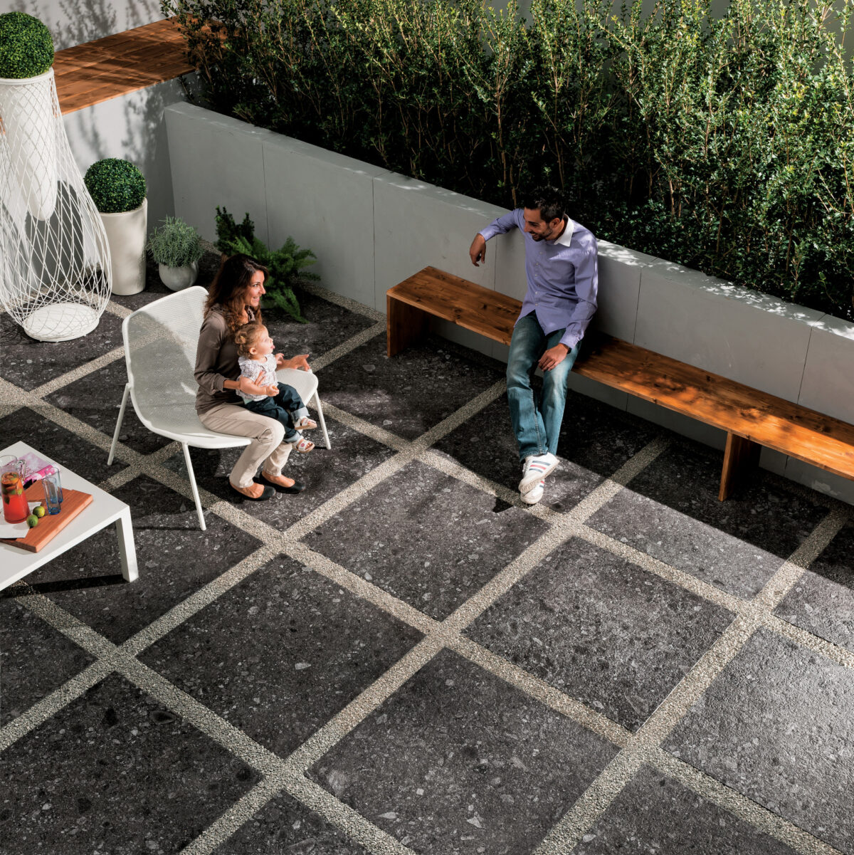 MIRAGE NORR RR03 SVART 120X120 20MM ANTYPOŚLIZGOWA PŁYTKA GRESOWA - obrazek 5