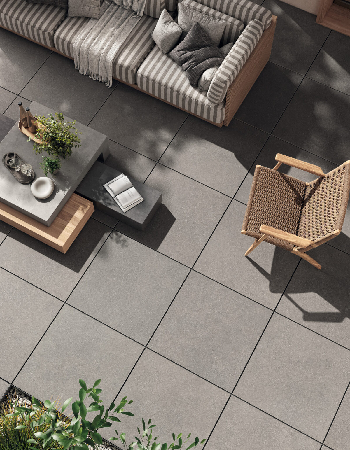 MIRAGE RECONCRETE RO04 ARTIC 80X80 20MM IMITACJA BETONU - obrazek 2