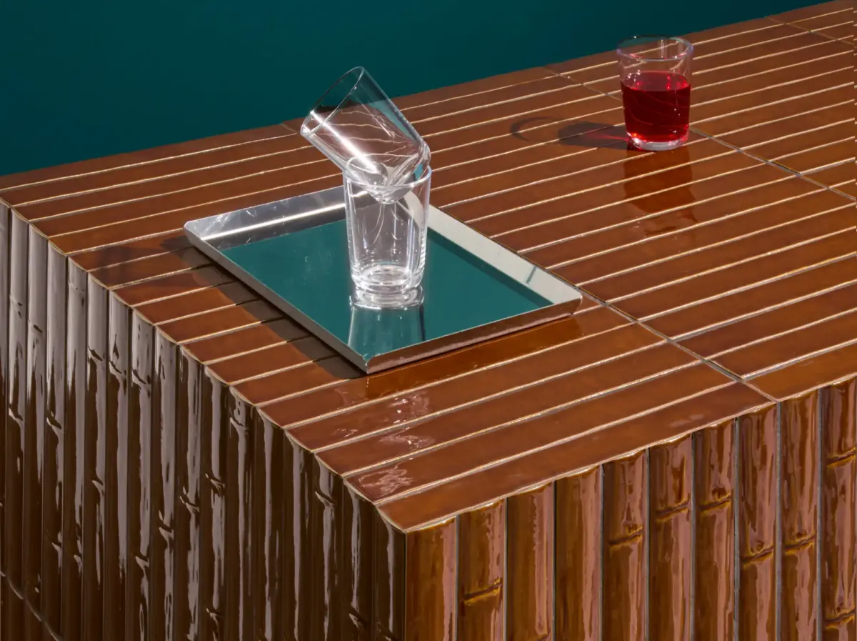 41zero42 MILANO70 COGNAC BAMBOO LUC - obrazek 3