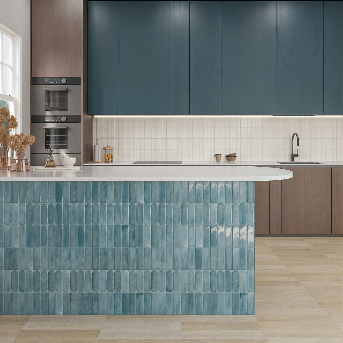 DNA TILES CALEMA OVAL OCEAN GLOSS 5,2x16 - obrazek 2