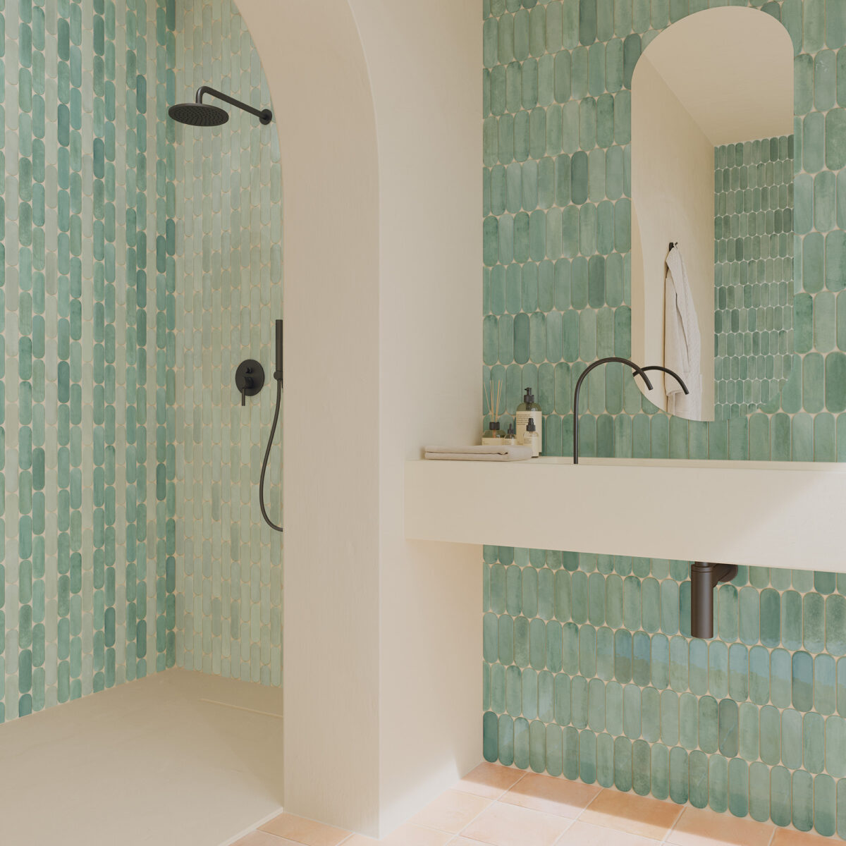 DNA TILES CALEMA OVAL TEA GLOSS 5,2x16 - obrazek 2