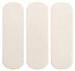 DNA TILES CALEMA OVAL WHITE GLOSS 5,2x16
