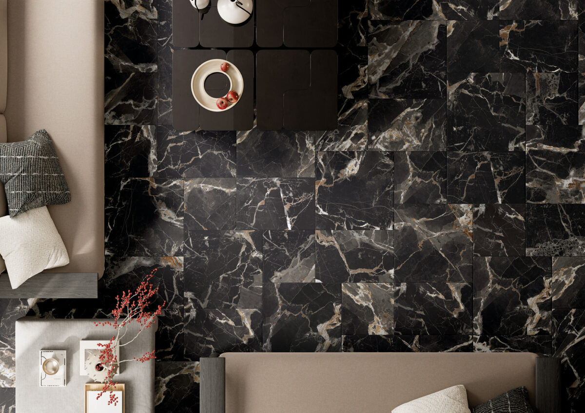 LA FABBRICA AVA VENEZIA BLACK GOLD 40x60 NAT - obrazek 3