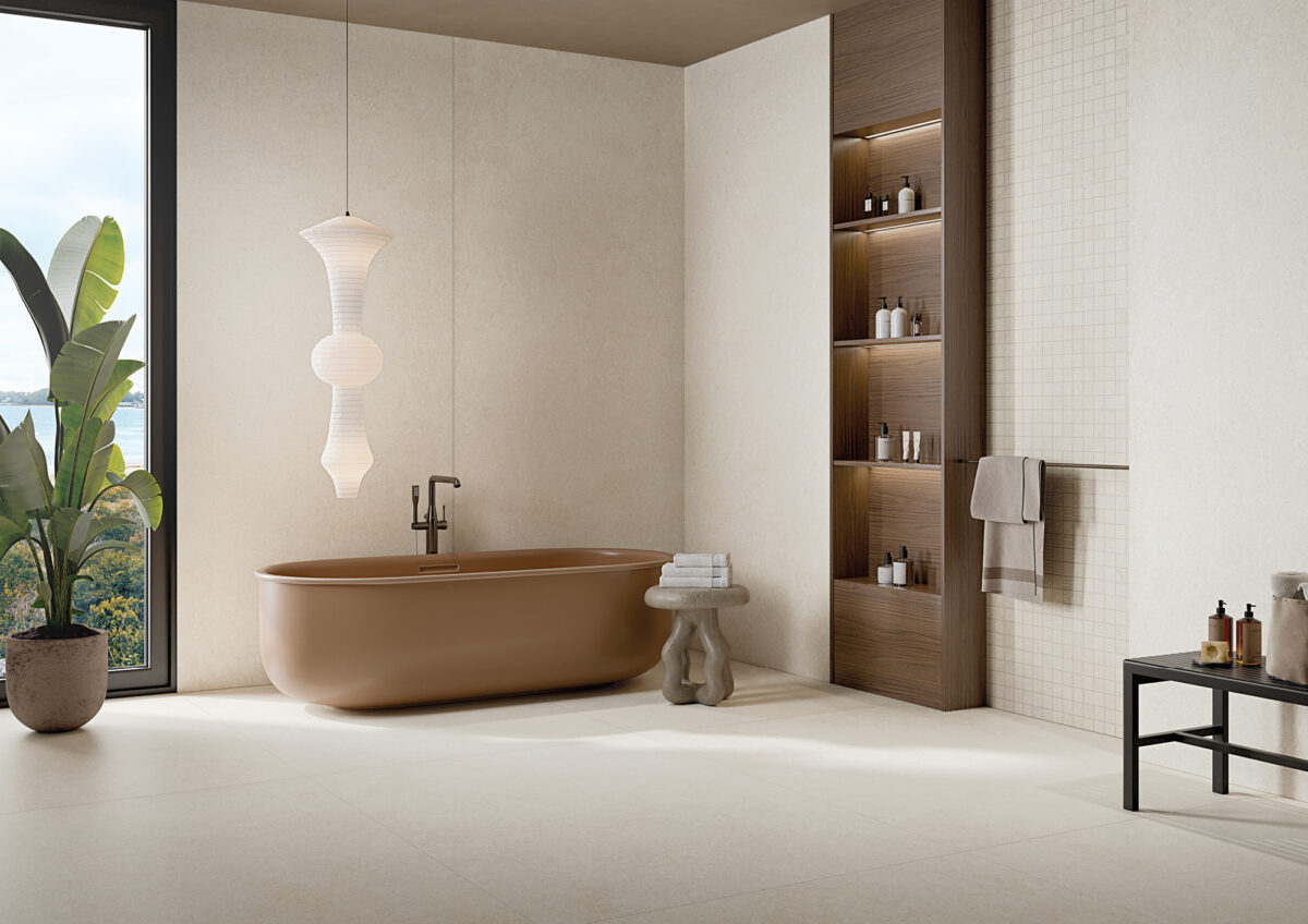 LA FABBRICA AVA MOON CREAM BIANCO 100x100 NAT - obrazek 2