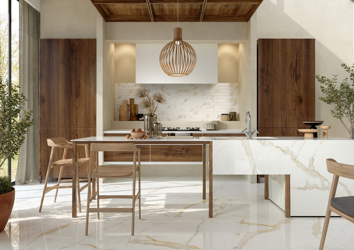 MARCA CORONA SCULTOREA CALACATTA ORO FINO REFLEX/FULL-POLISHED 120x120 - obrazek 3