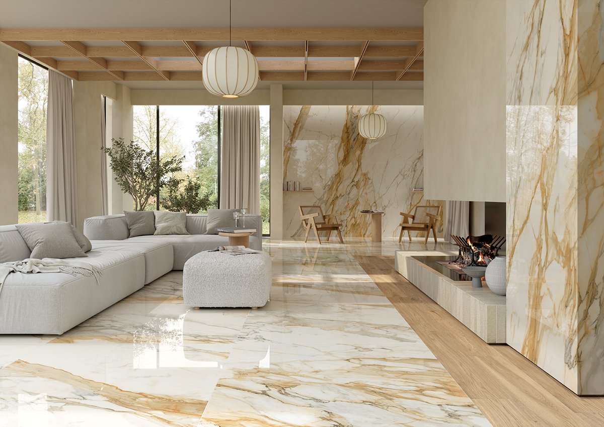 MARCA CORONA SCULTOREA CALACATTA VENA ANTICA REFLEX/FULL-POLISHED 80x80 - obrazek 6