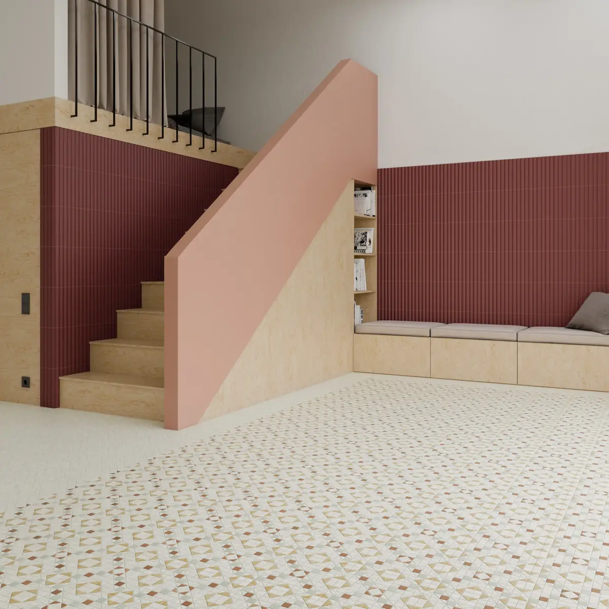WOW TESSERAE LIKE BLANC 28x28 MAT - obrazek 5