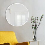 BALTICA DESIGN LUSTRO OKRĄGŁE TINY BORDER ROUND BIAŁE ŚR. 50 CM - obrazek 5