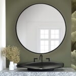 BALTICA DESIGN LUSTRO OKRĄGŁE TINY BORDER ROUND CZARNE ŚR. 50 CM - obrazek 6