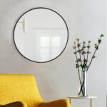 BALTICA DESIGN LUSTRO OKRĄGŁE TINY BORDER ROUND CZARNE ŚR. 50 CM - obrazek 3