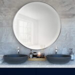 BALTICA DESIGN LUSTRO OKRĄGŁE TINY BORDER ROUND SREBRNE ŚR. 50 CM - obrazek 6