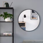 BALTICA DESIGN LUSTRO OKRĄGŁE TINY BORDER ROUND CZARNE ŚR. 50 CM