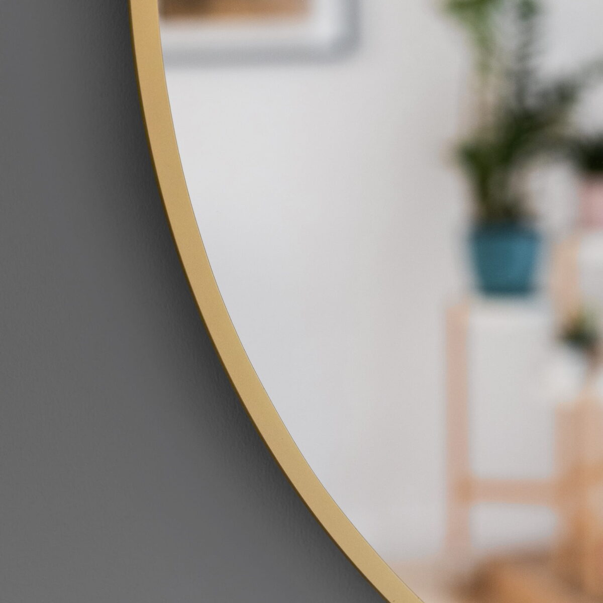 BALTICA DESIGN LUSTRO OKRĄGŁE TINY BORDER ROUND ZŁOTE ŚR. 50 CM - obrazek 2