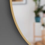 BALTICA DESIGN LUSTRO OKRĄGŁE TINY BORDER ROUND ZŁOTE ŚR. 50 CM - obrazek 2