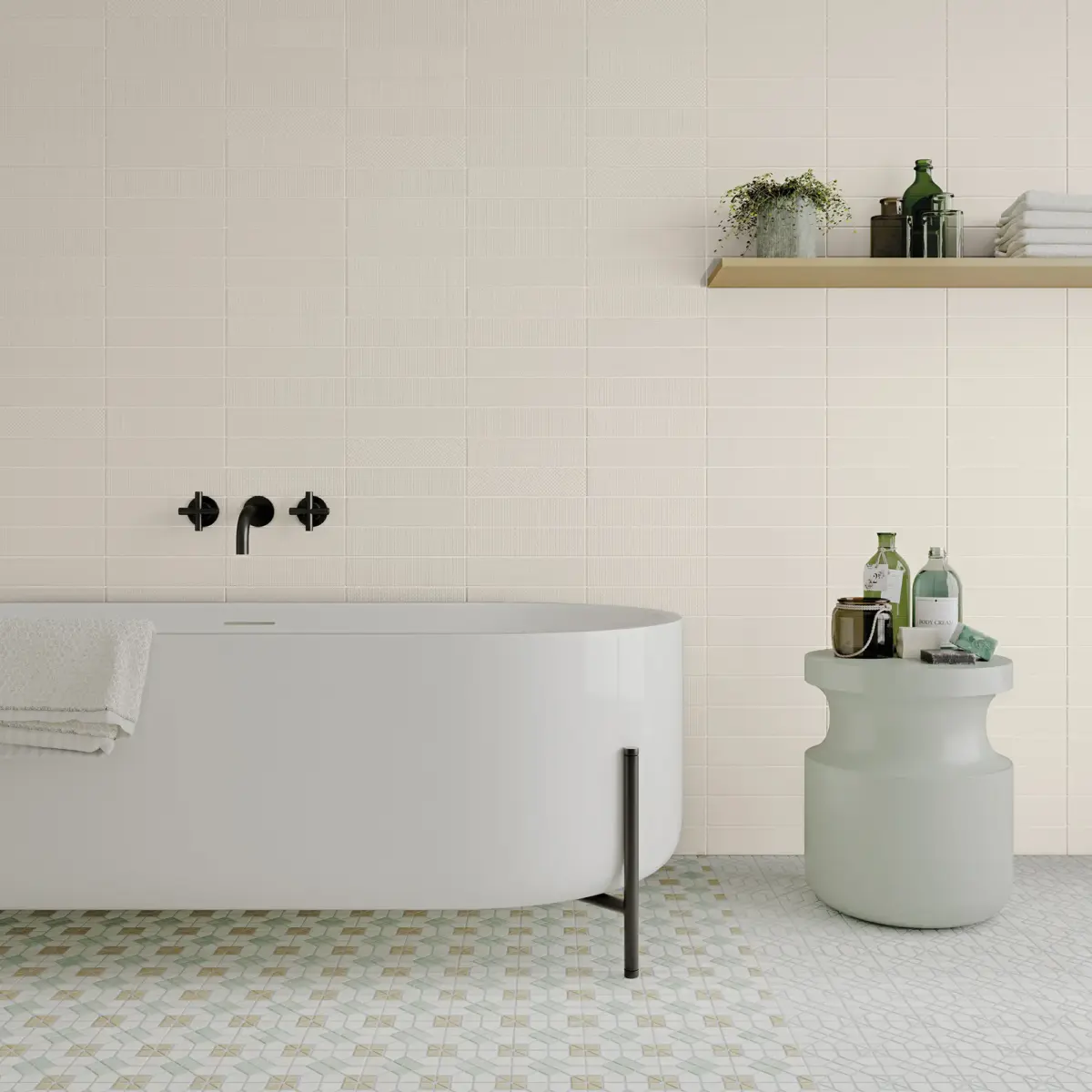 WOW TESSERAE SUIT BLANC 28x28 MAT - obrazek 3