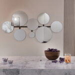 BALTICA DESIGN LUSTRO MOLECUA SREBRNE 110X60 CM - obrazek 4