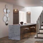 BALTICA DESIGN LUSTRO MOLECUA SREBRNE 110X60 CM - obrazek 5